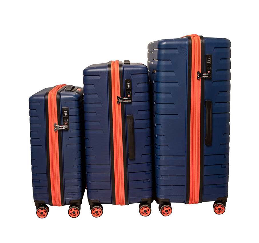 Carbonlight_SE Set_de_3_Cabina_+_Mediana_+_Grande Azul Marino