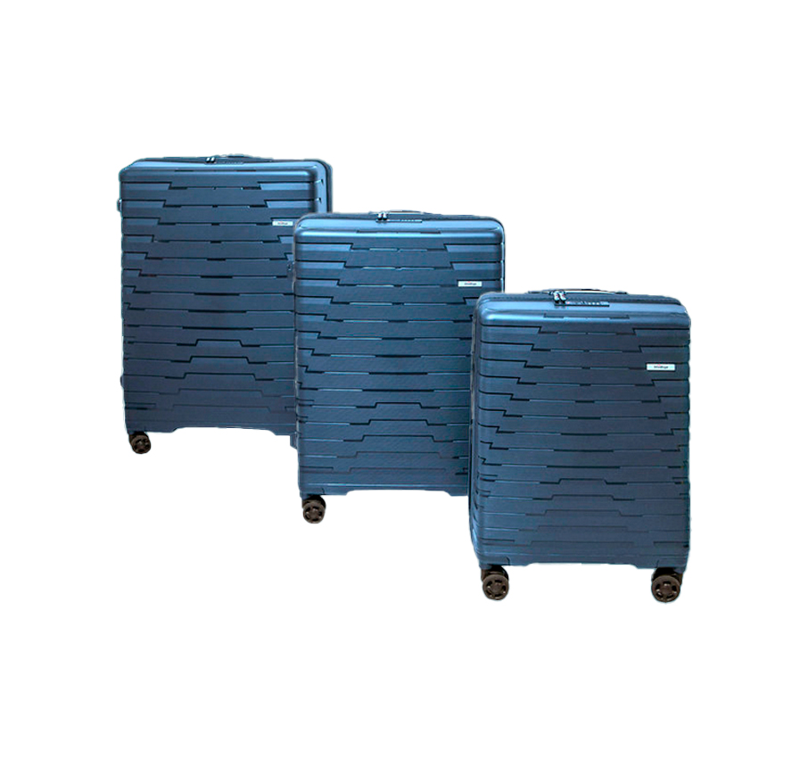 Carbonlight Set_de_3_Cabina_+_Mediana_+_Grande Azul Marino
